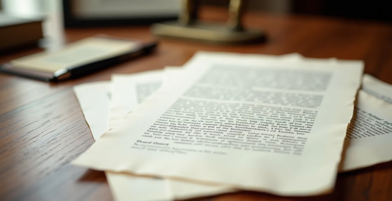 Bureau avec trois propositions de devis disposées en éventail montrant différentes options de prix