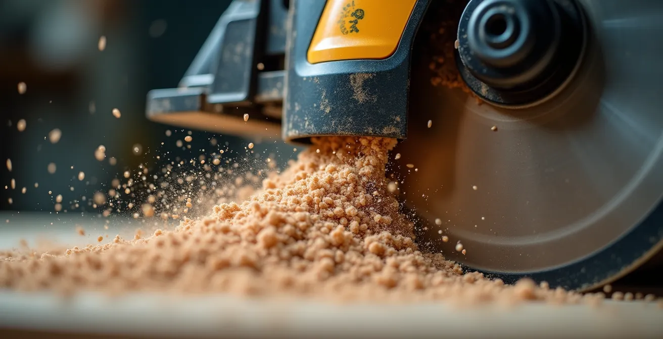 Système d'aspiration centralisé des poussières dans un atelier de menuiserie moderne