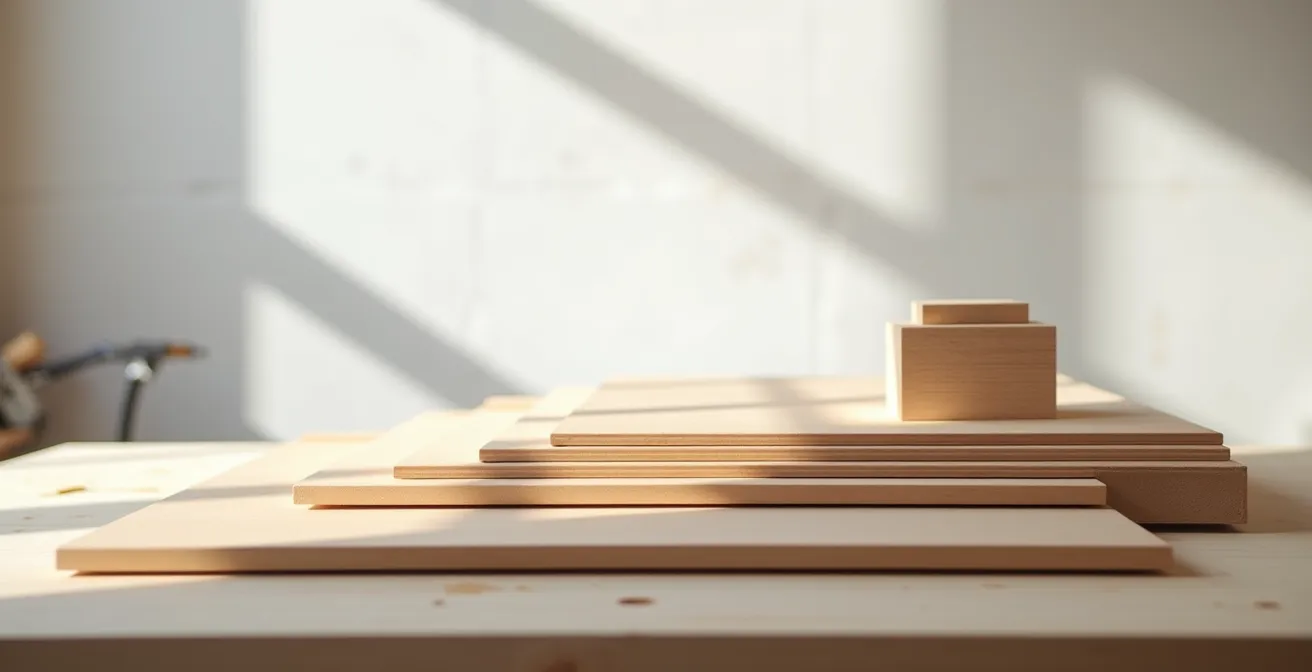 Réglage précis de la butée de profondeur sur panneau de 16mm avec cales calibrées